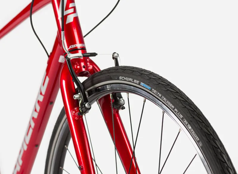 Lapierre Shaper 1.0  Hybrid Bike in Red-4